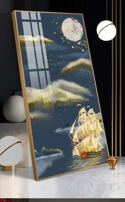 File in trần File bộ tranh treo hiện đại HD74425 (bản gốc) bầu trời