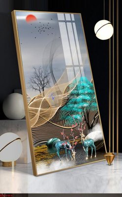 File gốc in mica File bộ tranh treo hiện đại HD74464 chất lượng