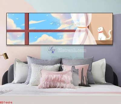 File in ấn File bộ tranh treo hiện đại HD74494 (bản gốc) sắc nét