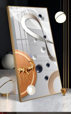 File tranh File bộ tranh treo hiện đại HD74497 (gốc) in backlit film