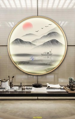 File tranh gốc File tranh hiện đại treo tường HD79009 (bản quyền) file PSD