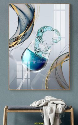File gốc File tranh hiện đại treo tường HD79046 cho in ấn và thiết kế