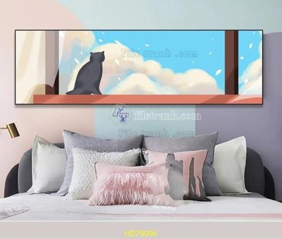 File gốc File tranh hiện đại treo tường HD79096 (AI/EPS) cho in ấn