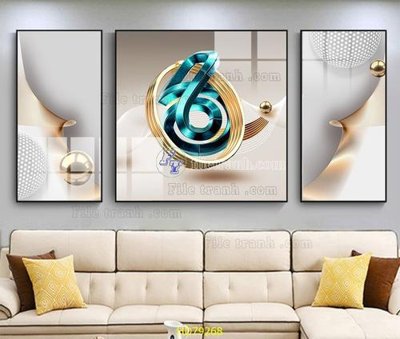 File tranh File tranh hiện đại treo tường HD79268 (gốc) chủ đề con người