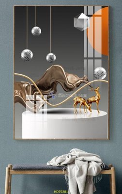 File gốc File tranh hiện đại treo tường HD79281 (PSD/TIFF) độ phân giải cao