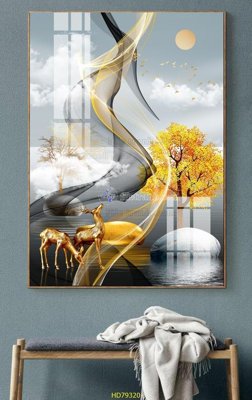 File in ấn File tranh hiện đại treo tường HD79320 (bản gốc) chất lượng cao