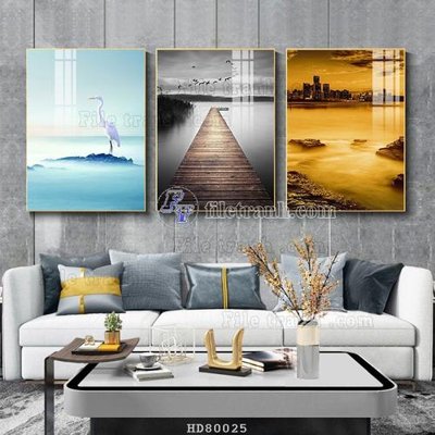 Tải file File tranh hiện đại pha lê gương HD80025 (gốc) làm file thiết kế