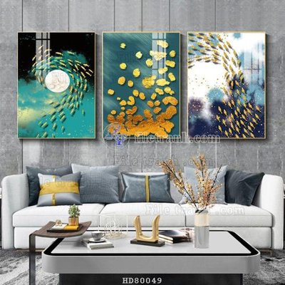 Download file gốc File tranh hiện đại pha lê gương HD80049 (in lụa) cao cấp