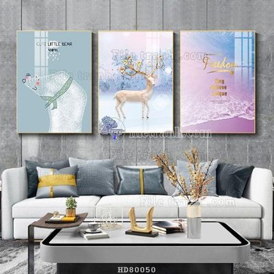 File ảnh File tranh hiện đại pha lê gương HD80050 (gốc) in biển hiệu