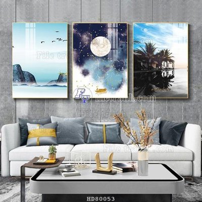 File gốc File tranh hiện đại pha lê gương HD80053 (PNG) nền trong suốt