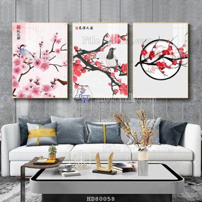 File gốc File tranh hiện đại pha lê gương HD80058 (phong cách) tối giản