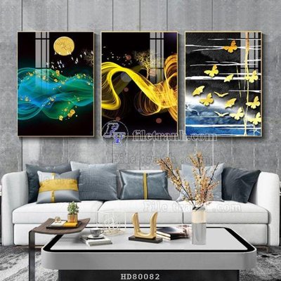 File gốc File tranh hiện đại pha lê gương HD80082 (PNG) trong suốt (transparent)