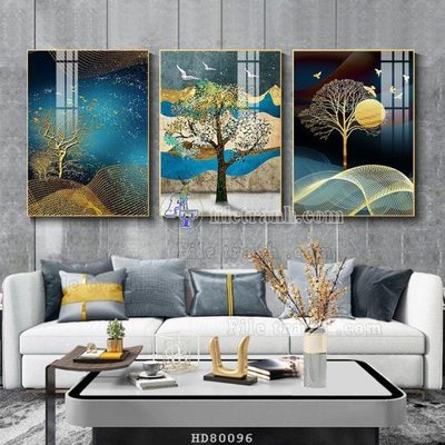 File gốc in ấn File tranh hiện đại pha lê gương HD80096 (sẵn sàng tải về)