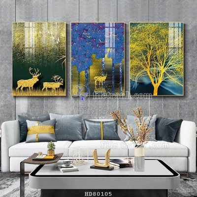 File PSD File tranh hiện đại pha lê gương HD80105 (bản gốc) dễ dàng edit