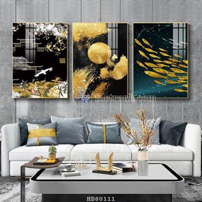 File tranh gốc File tranh hiện đại pha lê gương HD80111 (sắc nét từng chi tiết)