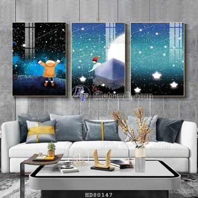 File in trần File tranh hiện đại pha lê gương HD80147 (file gốc) hoa văn 3D