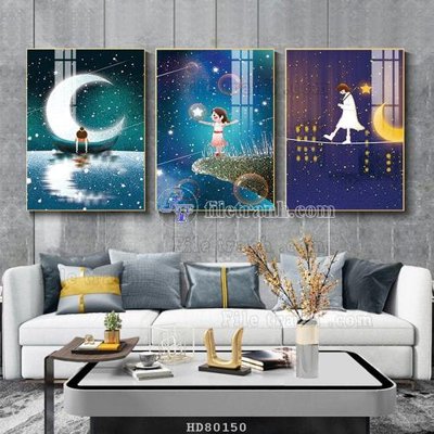 File gốc File tranh hiện đại pha lê gương HD80150 (ảnh chi tiết) để in lụa