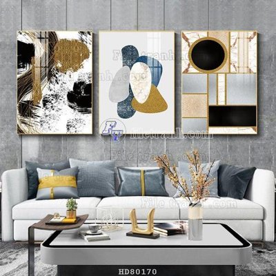 File in ấn File tranh hiện đại pha lê gương HD80170 (bản gốc) cao cấp