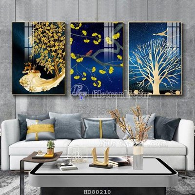 File ảnh File tranh hiện đại pha lê gương HD80210 (gốc) in poster