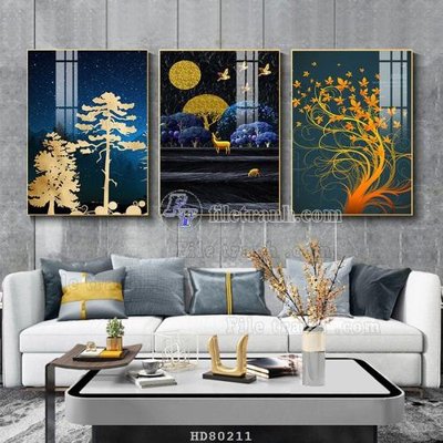 File tranh File tranh hiện đại pha lê gương HD80211 (ảnh gốc) độc quyền