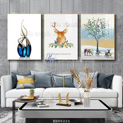 Ảnh mô tả file gốc in mica File tranh hiện đại pha lê gương HD80221