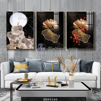 Cung cấp file tranh gốc File tranh hiện đại pha lê gương HD80240 độc quyền