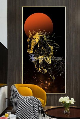 File in trần File tranh bộ hiện đại HD9000 (bản gốc) mây trời