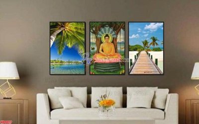 File gốc File tranh bộ hiện đại HD9017 (in lụa) chi tiết cao