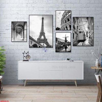 File in mica File tranh bộ hiện đại HD9050 (bản gốc) siêu trong