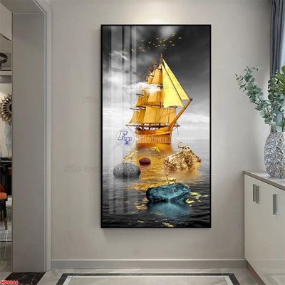 File tranh File tranh bộ hiện đại HD9066 (bản gốc) in lụa 5D