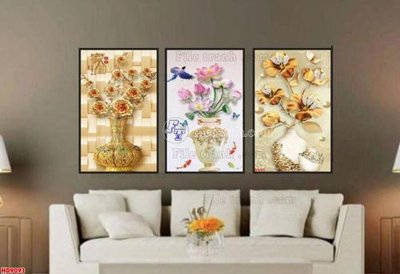 Tải file File tranh bộ hiện đại HD9093 (PSD) cho in tranh kính
