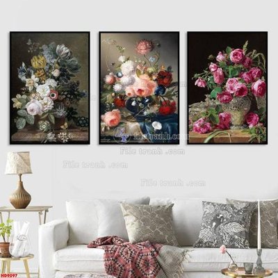 File gốc in tráng gương File tranh bộ hiện đại HD9097 chi tiết