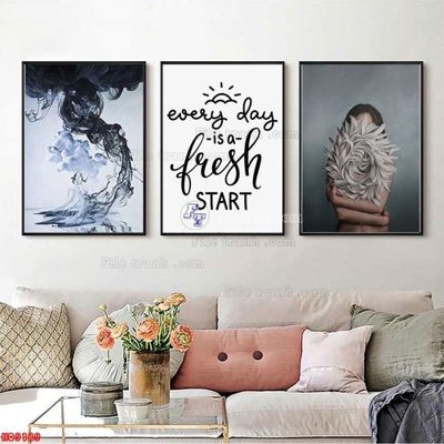 Tải file gốc File tranh bộ hiện đại HD9189 (in khổ lớn) không mờ