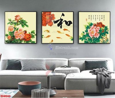 Tệp tin gốc File tranh bộ hiện đại HD9340 (dùng cho in) File tranh bộ hiện đại HD9340