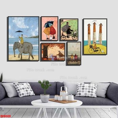 File PSD File tranh bộ hiện đại HD9408 (bản gốc) độ phân giải cao