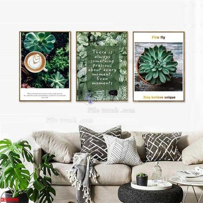 File gốc File tranh bộ hiện đại HD9470 (in 3D) cho trang trí