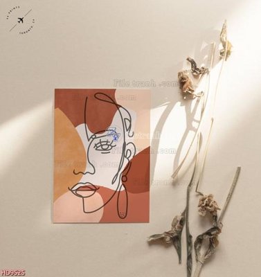 File gốc File tranh bộ hiện đại HD9525 (chuẩn CMYK) cho nhà in