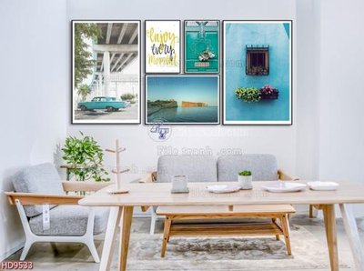 Ảnh gốc File tranh bộ hiện đại HD9533 (độ nét cao) in tráng gương