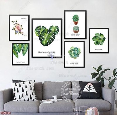 Download file File tranh bộ hiện đại HD9544 (chất lượng in ấn)