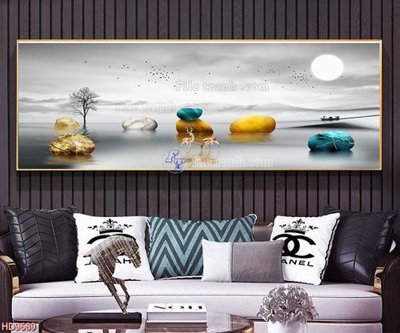 File tranh File tranh bộ hiện đại HD9689 (bản gốc) treo tường