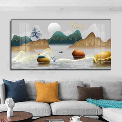 File in trần File tranh bộ hiện đại HD9713 (file gốc) xuyên sáng