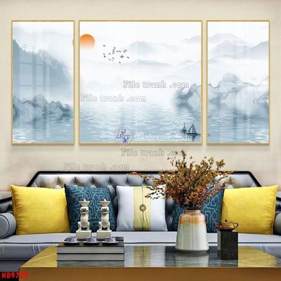 Chi tiết file ảnh File tranh bộ hiện đại HD9759 sắc nét