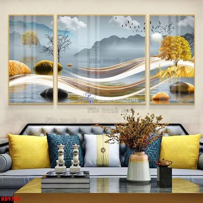 File tranh File tranh bộ hiện đại HD9769 (gốc) chủ đề thành phố