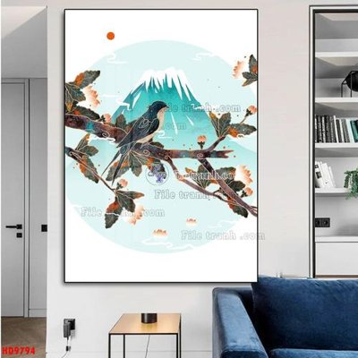 Tải file File tranh bộ hiện đại HD9794 (PSD) cho in tranh kính