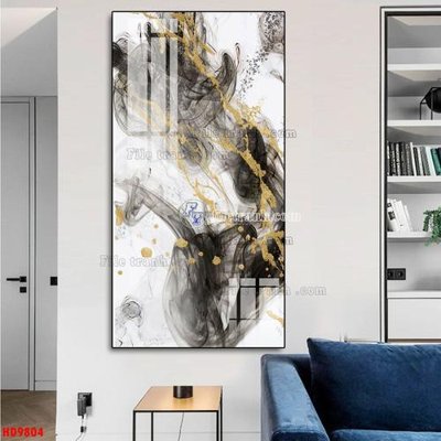 Tải file File tranh bộ hiện đại HD9804 (gốc) chủ đề hoa sen