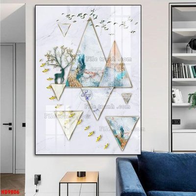 File tranh File tranh bộ hiện đại HD9806 (gốc) chủ đề trừu tượng