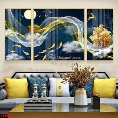 File in trần File tranh bộ hiện đại HD9841 (bản gốc) 5D