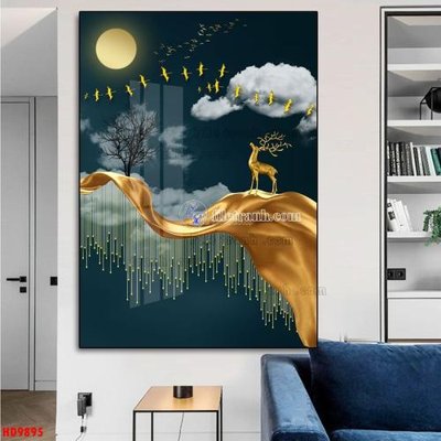 File tranh File tranh bộ hiện đại HD9895 (gốc) chủ đề động vật