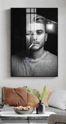 Hình ảnh file gốc in lụa File tranh quán cắt tóc HR13