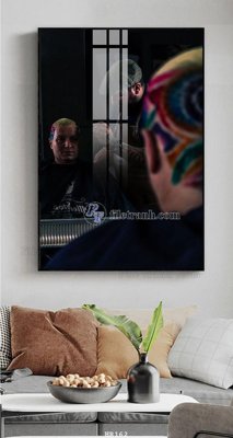 File tranh File tranh quán cắt tóc HR162 (bản gốc) treo quán cafe